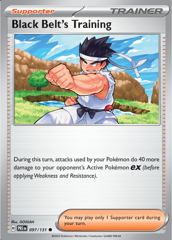 Carte Pokémon: Black Belt's Training [Entraînement de Karatéka]