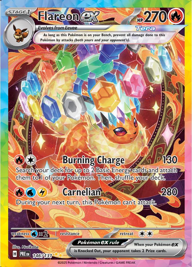 Carte Pokémon: Flareon ex [Pyroli ex]