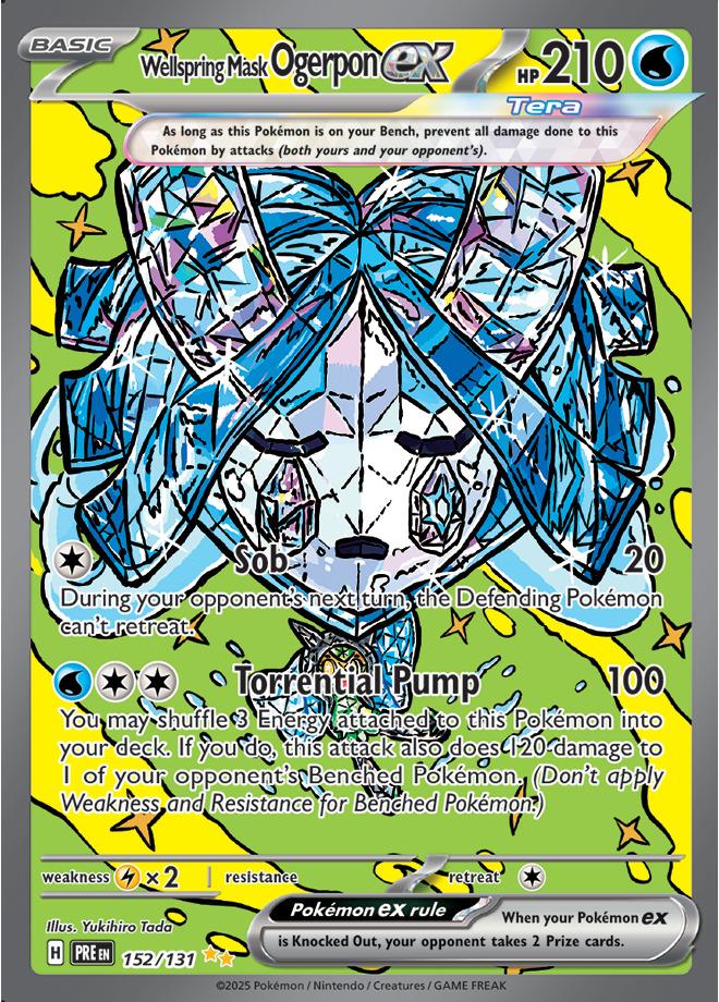 Carte Pokémon: Wellspring Mask Ogerpon ex [Ogerpon Masque du Puits ex]