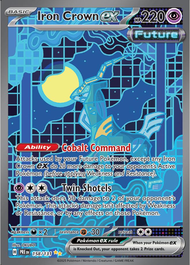 Carte Pokémon: Iron Crown ex [Chef-de-Fer ex]