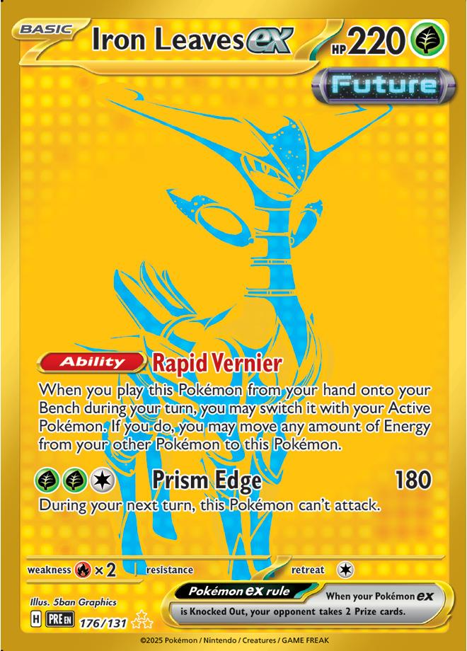 Carte Pokémon: Iron Leaves ex [Vert-de-Fer ex]