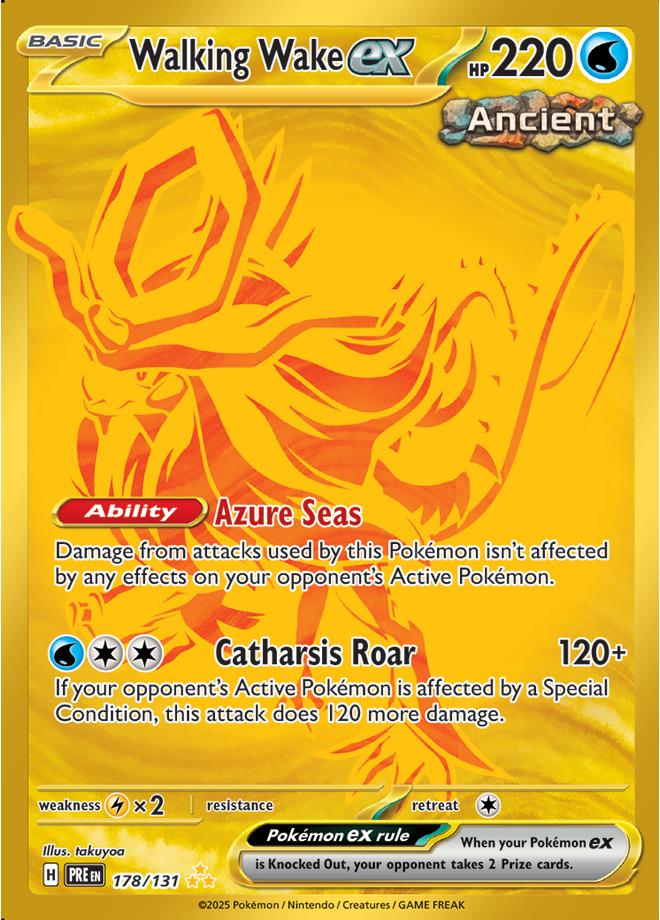 Carte Pokémon: Walking Wake ex [Serpente-Eau ex]