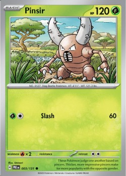 Carte Pokémon: Pinsir