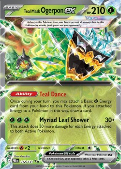 Carte Pokémon: Teal Mask Ogerpon ex