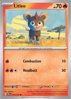 Carte Pokémon: Litleo