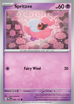 Carte Pokémon: Spritzee