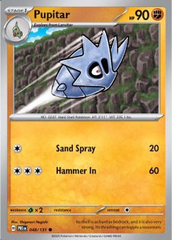 Carte Pokémon: Pupitar