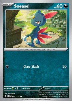 Carte Pokémon: Sneasel