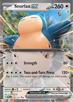 Carte Pokémon: Snorlax ex