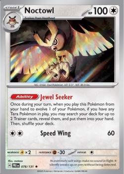 Carte Pokémon: Noctowl