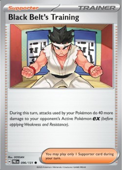 Carte Pokémon: Black Belt's Training