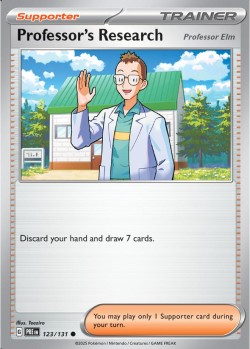 Carte Pokémon: Professor's Research