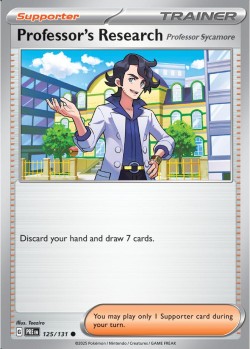 Carte Pokémon: Professor's Research
