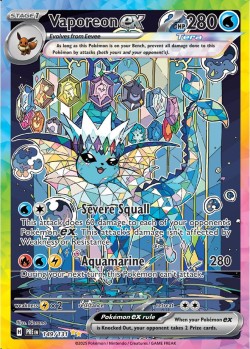 Carte Pokémon: Vaporeon ex