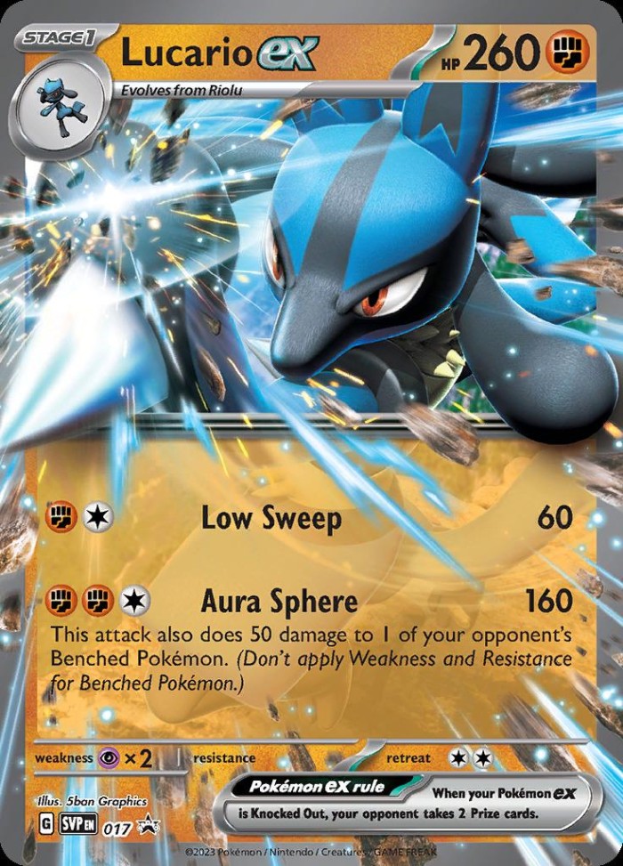 Carte Pokémon: Lucario ex [Lucario ex]