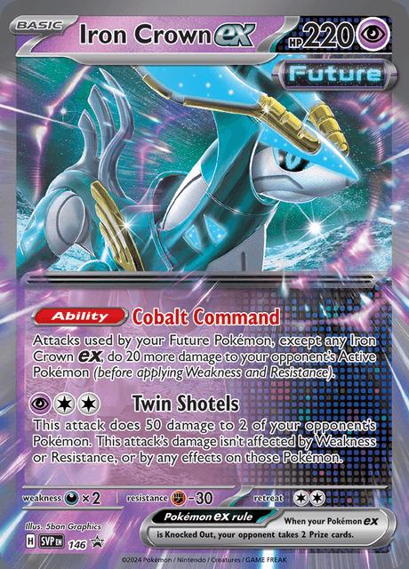 Carte Pokémon: Iron Crown ex [Chef-de-Fer ex]