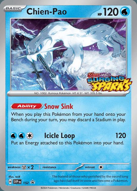 Carte Pokémon: Chien-Pao [Baojian]