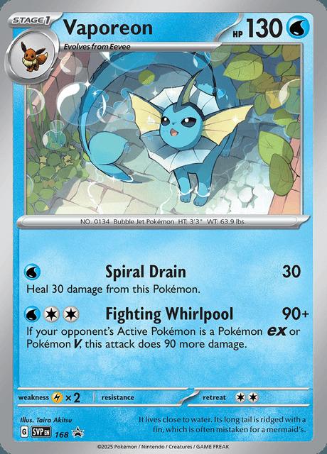 Carte Pokémon: Vaporeon [Aquali]