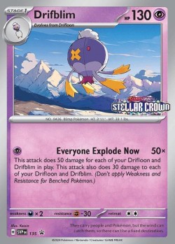 Carte Pokémon: Drifblim