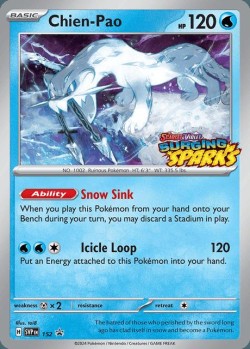 Carte Pokémon: Chien-Pao