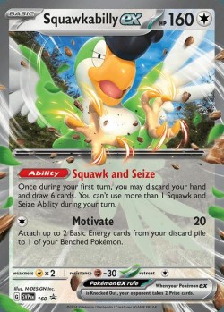 Carte Pokémon: Squawkabilly ex
