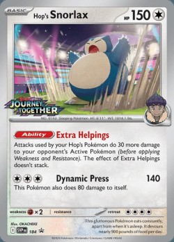 Carte Pokémon: Hop's Snorlax