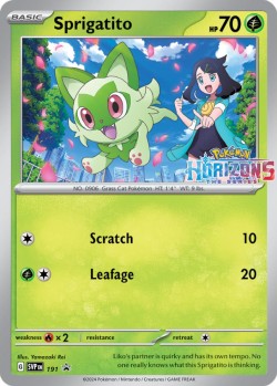 Carte Pokémon: Sprigatito