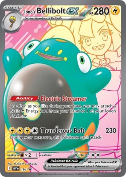 Carte Pokémon:  Iono's Bellibolt ex
