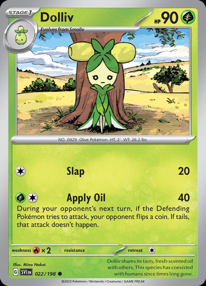 Carte Pokémon: Dolliv [Olivado]