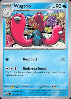Carte Pokémon: Wugtrio