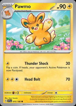 Carte Pokémon: Pawmo