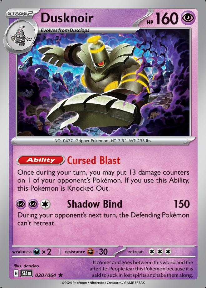 Carte Pokémon: Dusknoir [Noctunoir]
