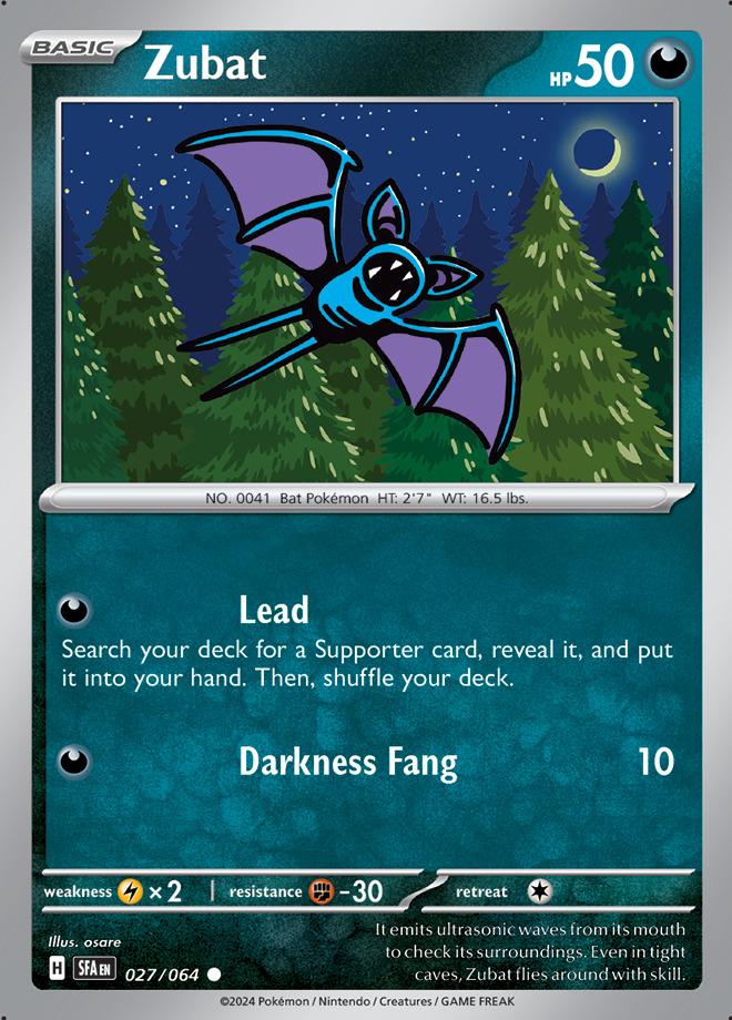 Carte Pokémon: Zubat [Nosferapti]