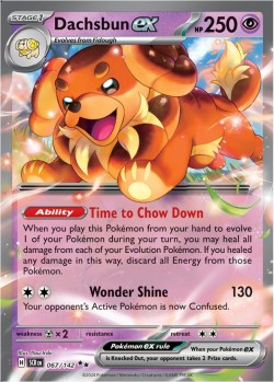 Carte Pokémon: Dachsbun ex