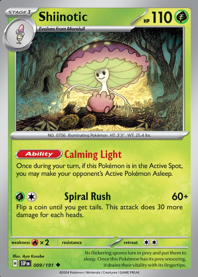 Carte Pokémon: Shiinotic [Lampignon]