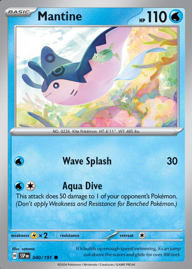 Carte Pokémon: Mantine [Démanta]