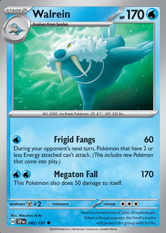 Carte Pokémon: Walrein [Kaimorse]