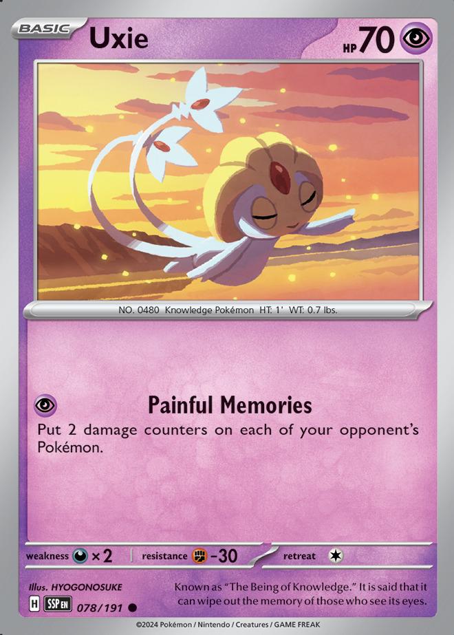 Carte Pokémon: Uxie [Créhelf]