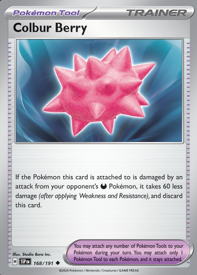 Carte Pokémon: Colbur Berry [Baie Lampou]