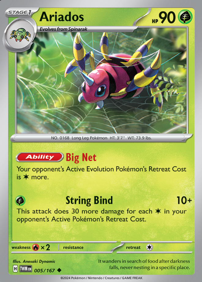 Carte Pokémon: Ariados [Migalos]