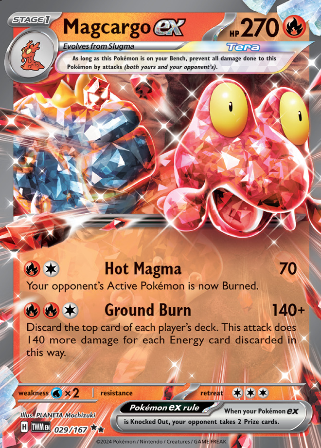 Carte Pokémon: Magcargo ex [Volcaropod ex]