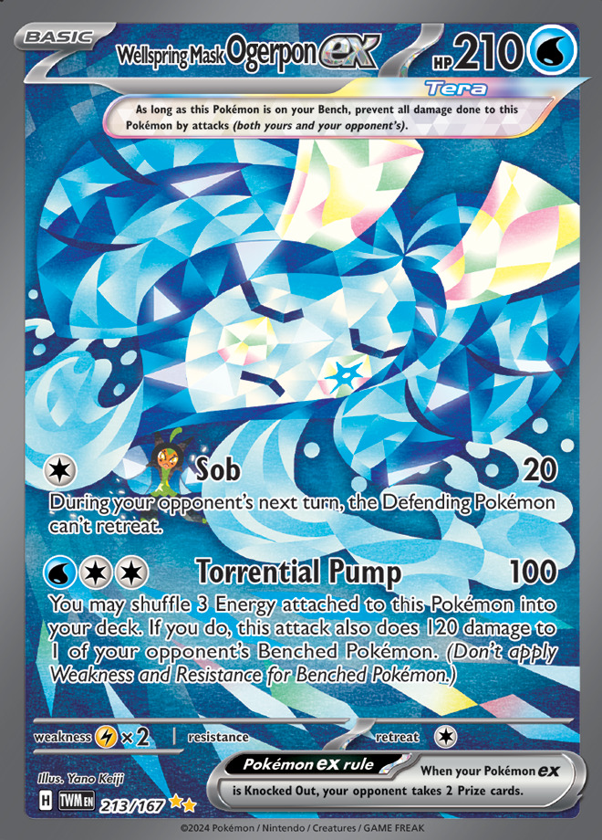 Carte Pokémon: Wellspring Mask Ogerpon ex [Ogerpon Masque du Puits ex]