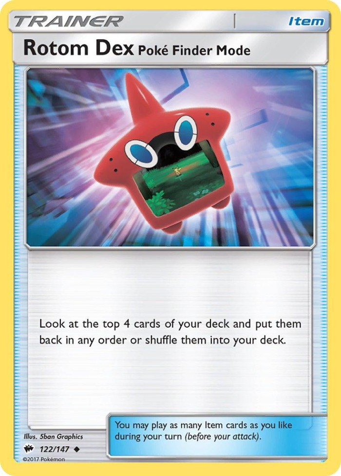 Carte Pokémon: Rotom Dex Poké Finder Mode [Motisma-Dex Mode Poké Scope]