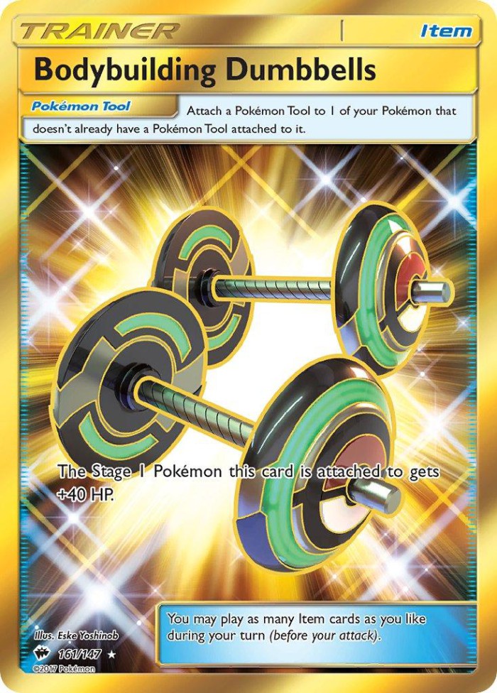 Carte Pokémon: Bodybuilding Dumbbells [Haltères de Culturisme]