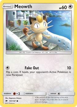 Carte Pokémon: Meowth