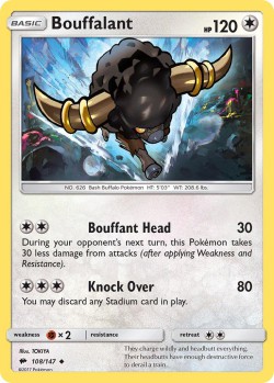 Carte Pokémon: Bouffalant
