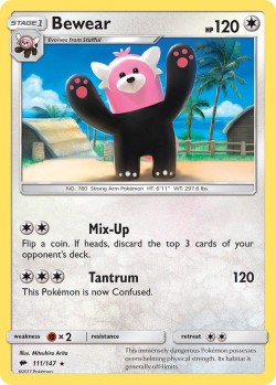 Carte Pokémon: Bewear