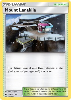 Carte Pokémon: Mount Lanakila