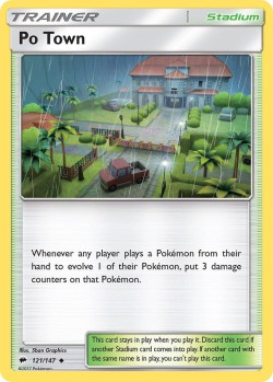 Carte Pokémon: Po Town