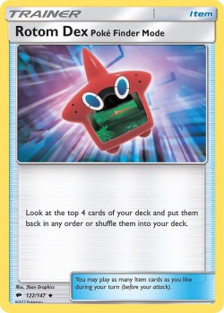 Carte Pokémon: Rotom Dex Poké Finder Mode